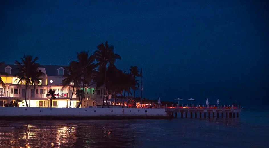 Dinner in the lights — Florida Keys